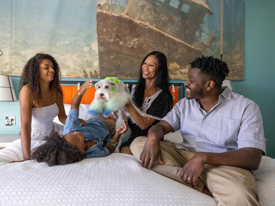 Family at Hotel Indigo Orange Beach