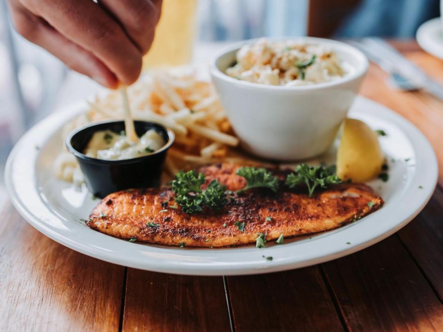 fresh gulf fish at Beach House Kitchen & Cocktails